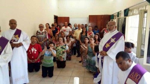 Dedicação da Capela da comunidade são Lourenço em Palmas, Brasil