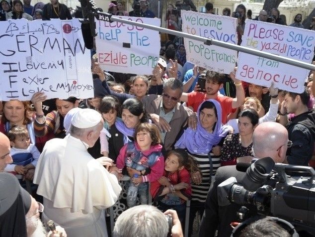 Frases del Papa Francisco en su visita a Lesbos (Grecia), 16 de abril 2016