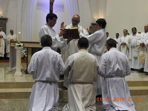 Ordenaciones diaconales en la diócesis de Oberá