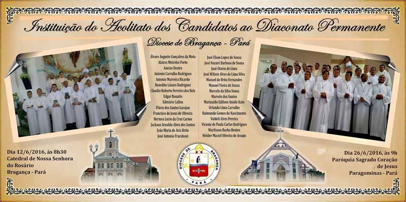 30 candidatos serão instituídos leitores na diocese de Bragança, Pará