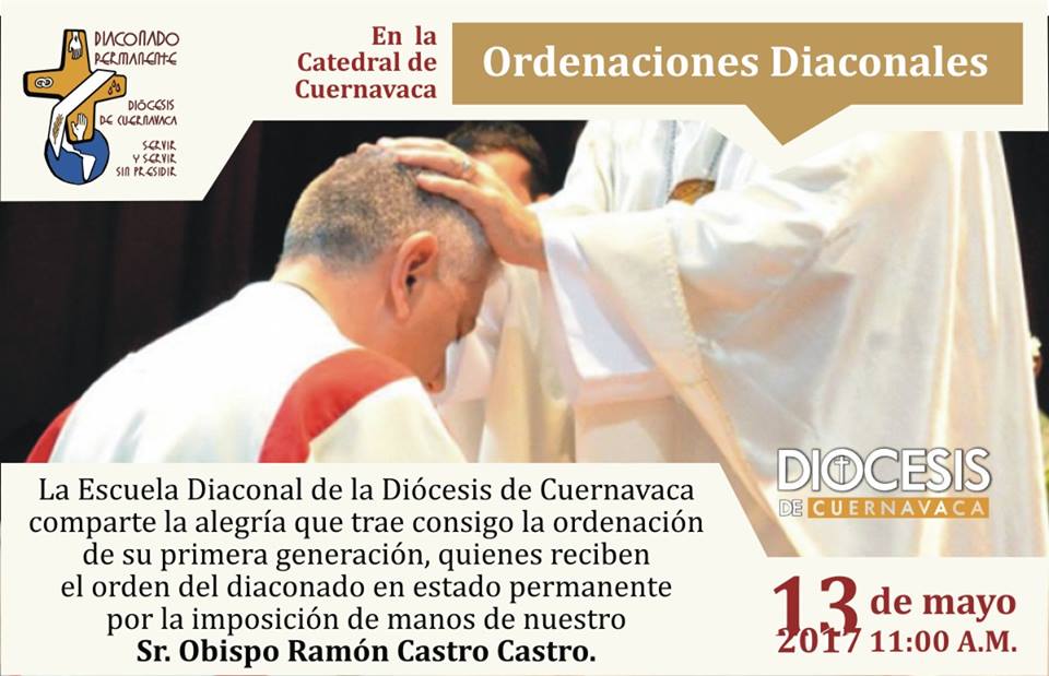 Diócesis de Cuernavaca (México): Ordenación de primeros diáconos permanentes de la diócesis