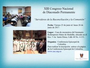 Colombia: XIV Congreso Nacional de Diaconado Permanente