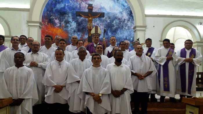 Candidatos ao Diaconado recebem Leitorado em Rio Branco (AC), Brasil