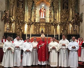 Seis aspirantes al diaconado permanente en la diócesis de Jérez, España