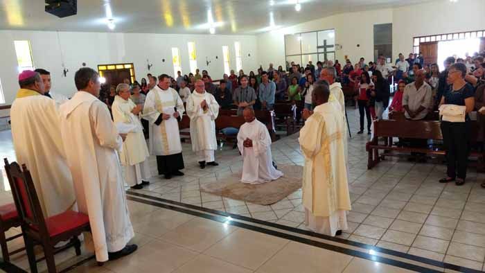 Agnaldo, primeiro diácono permanente da diocese de Guarapuava, PR , Brasil