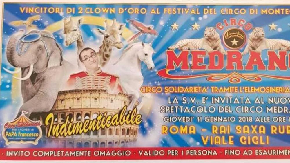 Los diáconos de Roma apoyan mañana día 11 el espectáculo de circo para sin techo, pobres y refugiados, invitados por el Papa