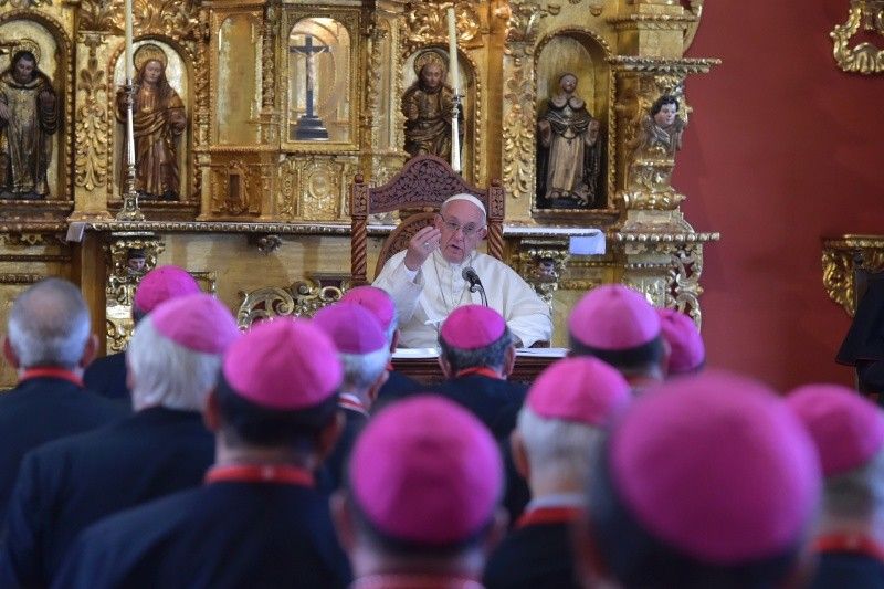 Papa Francisco ante los obispos peruanos: "El diaconado permanente es una de las cosas que tenemos que pensar en serio"