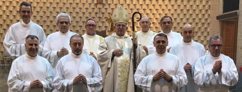 Siete candidatos al diaconado son instituidos lectores en Sergorbe Castellón, España