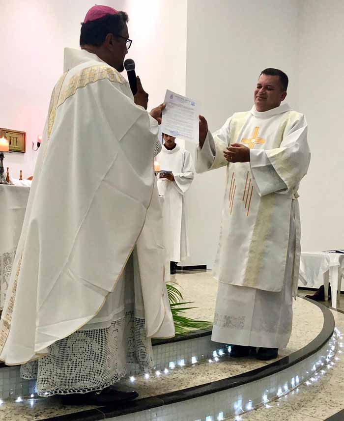 Diácono assume administração paroquial na Diocese de Caxias do Maranhão, Brasil
