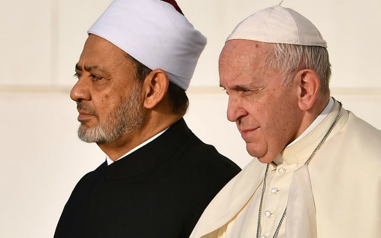 Papá Francisco y  Gran Imán de Al-Azhar Ahmad Al-Tayyeb: Documento sobre la Fraternidad  Humana por la paz mundial y la convivencia común
