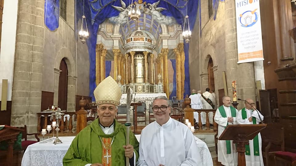 Diócesis de Tenerife. España: Juan Carlos Díaz instituido lector en su proceso hacia el diaconado permanente