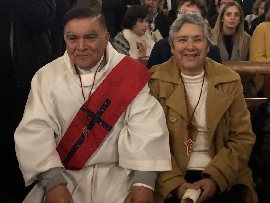 Diácono René Alvarado y María Ponce, condecorados con la Cruz apóstol Santiago en Chile: “Esteban nos inspira”