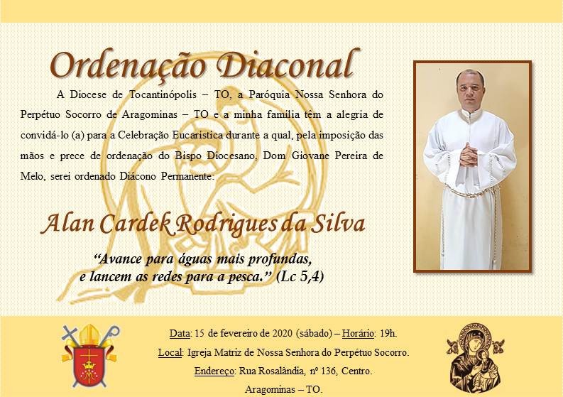 Ordenação Diaconal na Diocese de Tocantinópolis (Brasil)