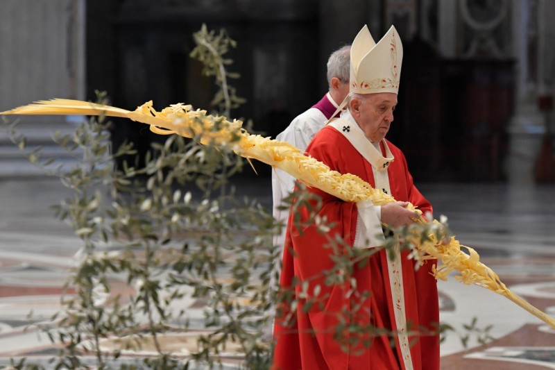 Homilía del Papa Francisco en la celebración del Domingo de Ramos