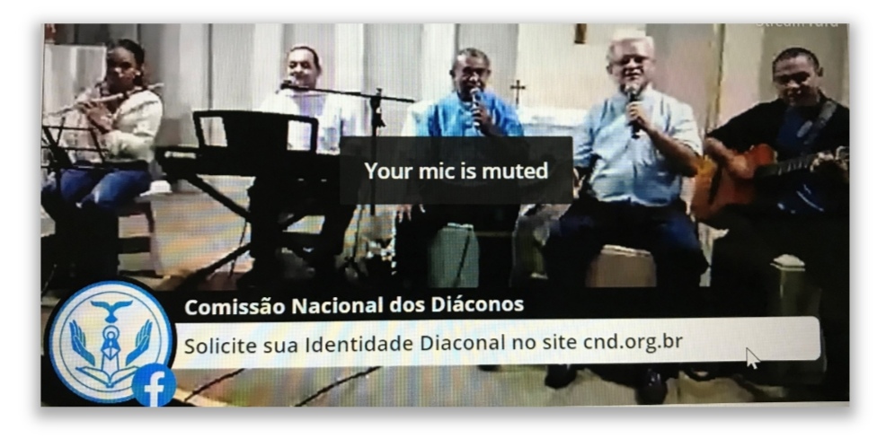 Diáconos de São Luiz do Maranhão participam de live com a música “Diáconos de Jesus”