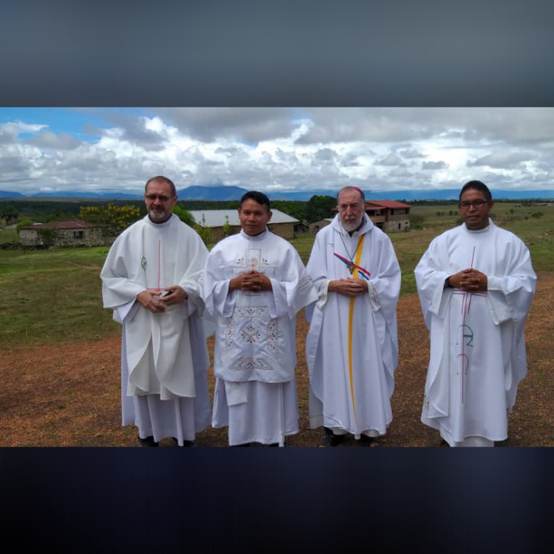 Vicariato apostólico del Caroní ordenó diácono de la etnia Pemón Kamaracoto  -Venezuela-
