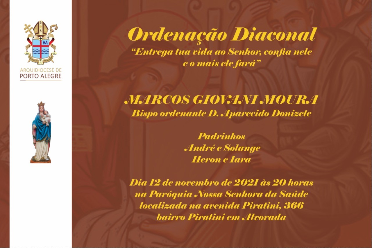 Ordenação na Arquidiocese de Porto Alegre (RS, Brasil)