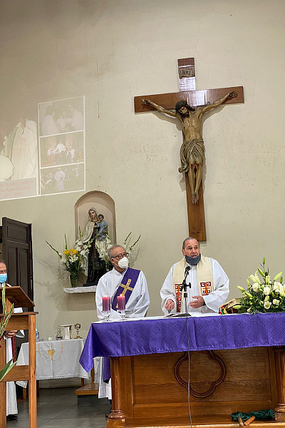 Carlos Rojas celebró 50 años de diaconado